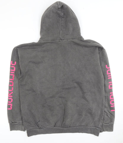 PrettyLittleThing Women's Grey L Pullover Hoodie