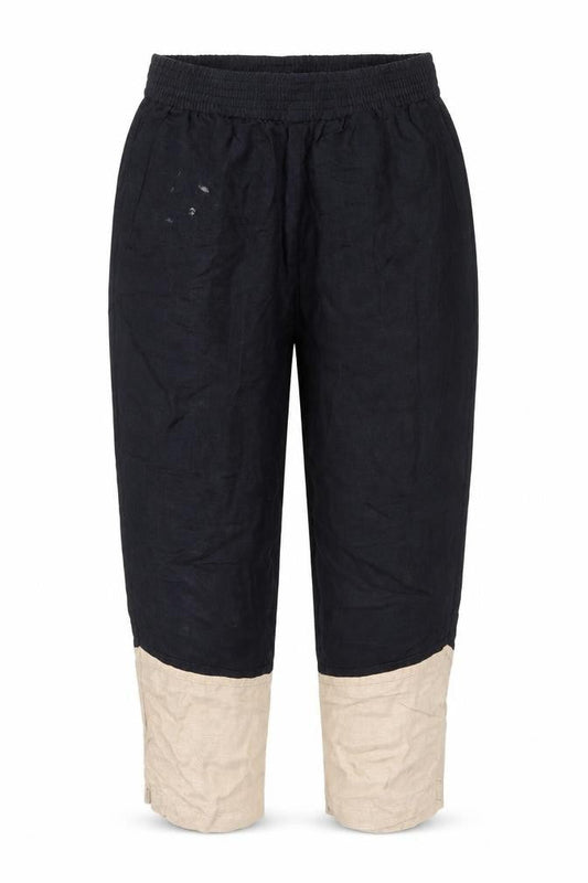 Front view of ASOS Women's Black Relaxed Trousers, size 14