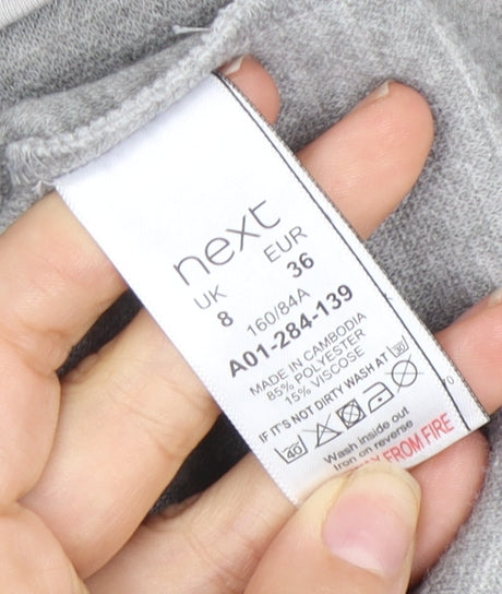 Womens UK Size 8 NEXT Grey Basic Jacket