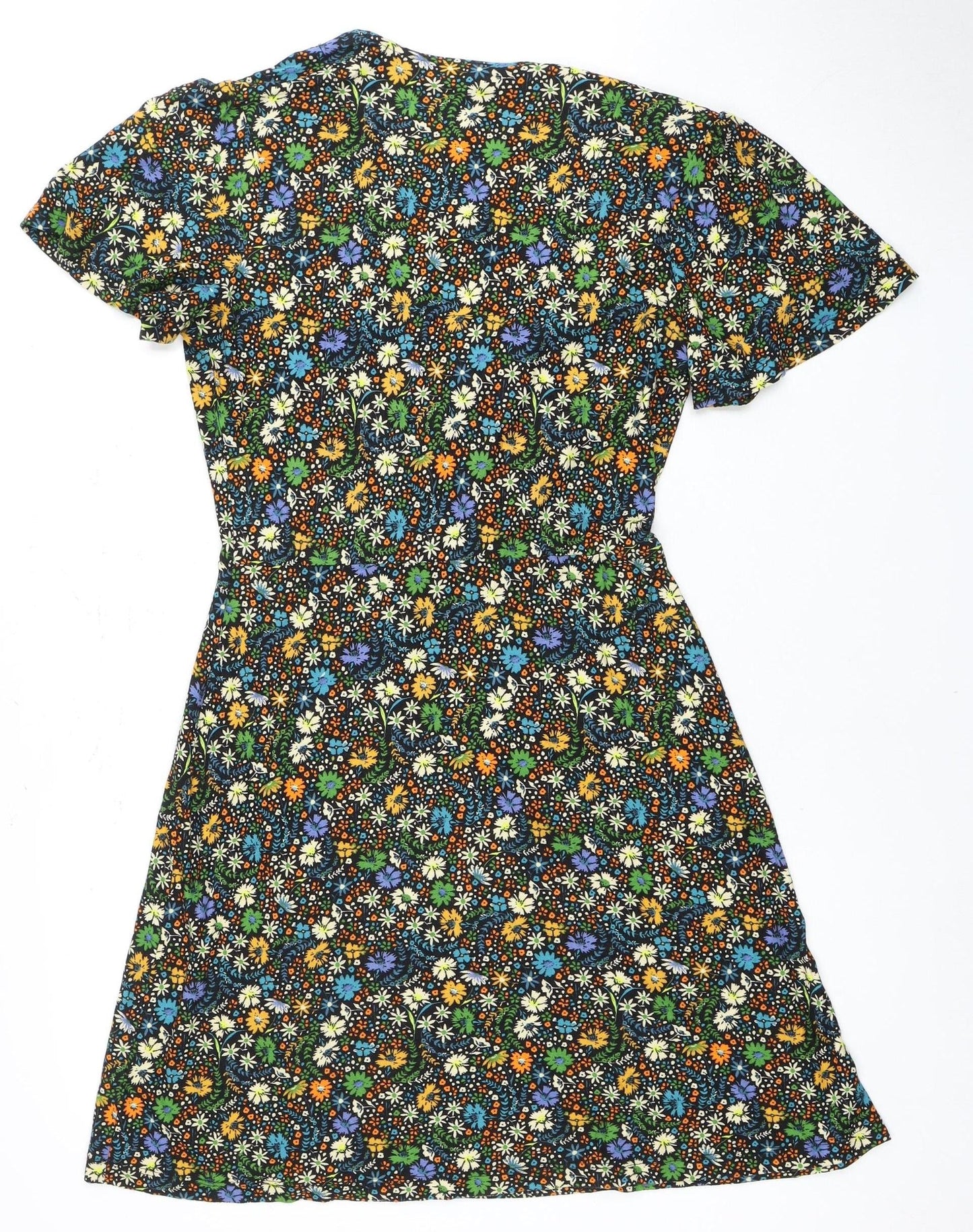 Next Women's Floral Multicoloured Dress Size 10