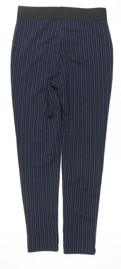 Womens UK Size 10 Marks and Spencer Slim Fit Leggings Blue Trousers