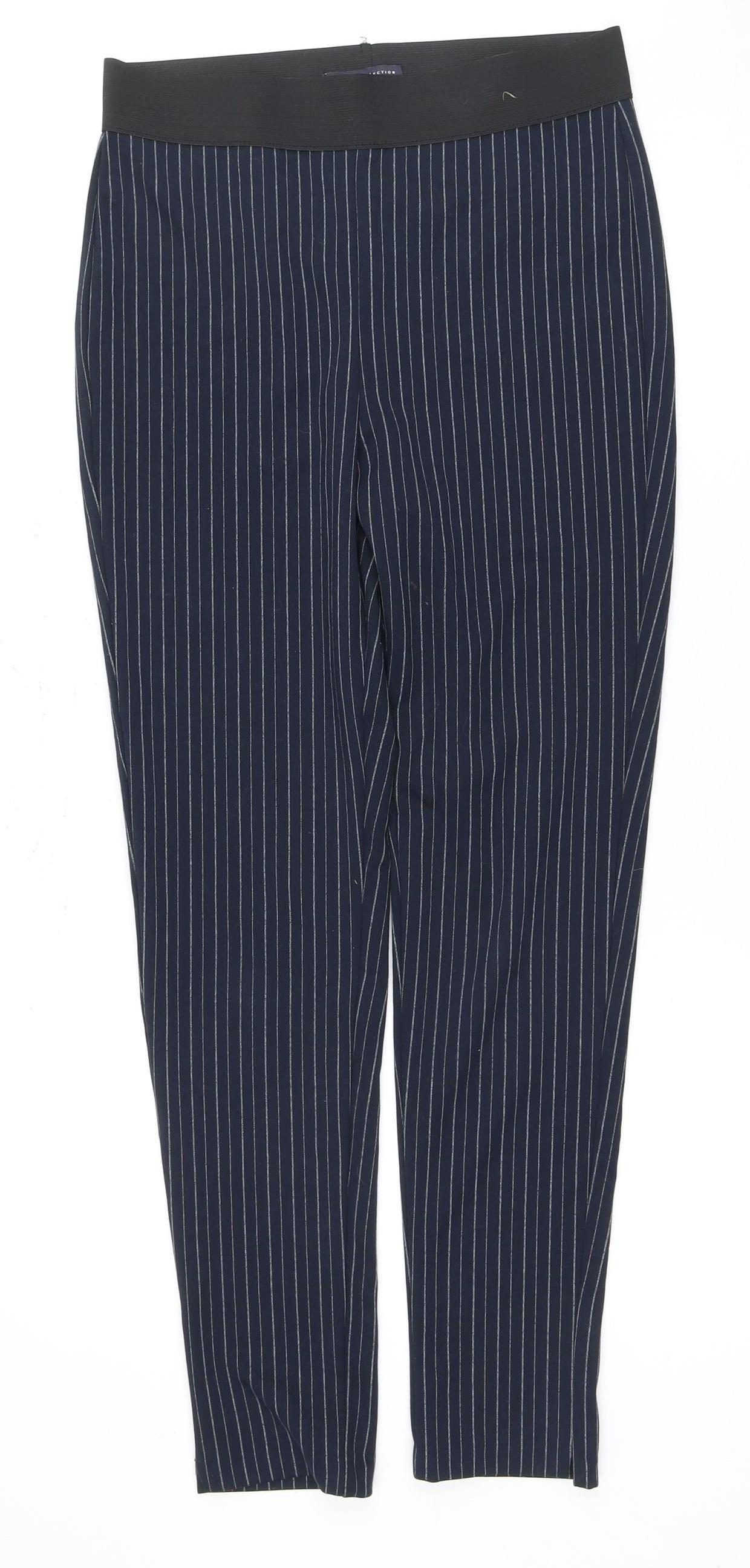 Womens UK Size 10 Marks and Spencer Slim Fit Leggings Blue Trousers