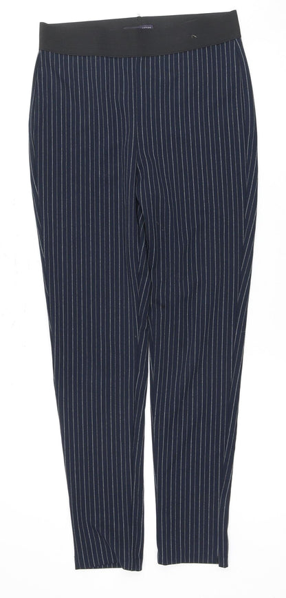 Womens UK Size 10 Marks and Spencer Slim Fit Leggings Blue Trousers