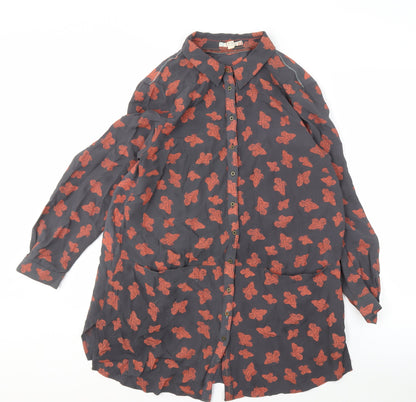Womens UK Size 14 White Stuff Multicoloured Basic Button-Up
