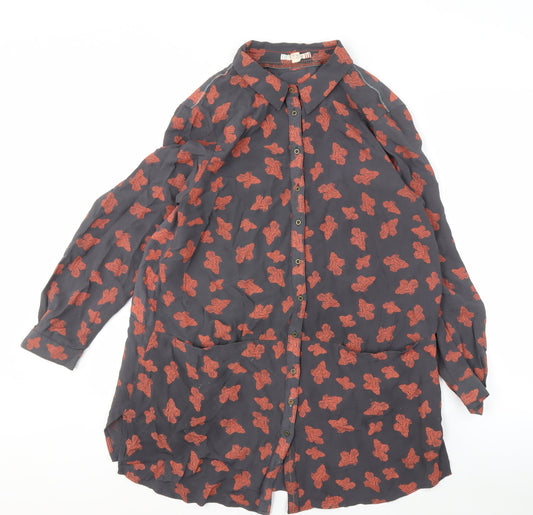 Womens UK Size 14 White Stuff Multicoloured Basic Button-Up
