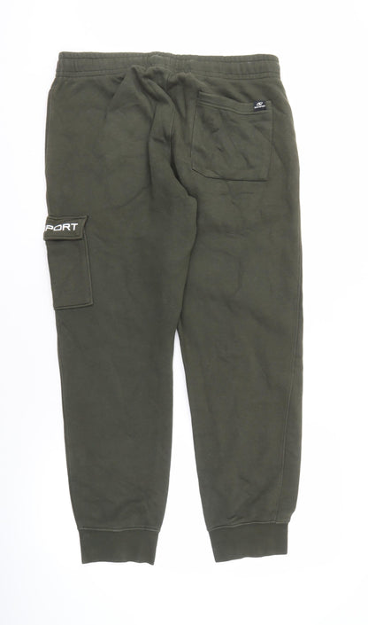 DKNY Sport Men's Green XL Jogger Trousers - Athleisure Style