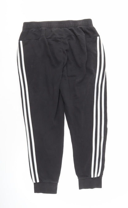 Adidas Men's Black Jogger Trousers M - Gym & Training