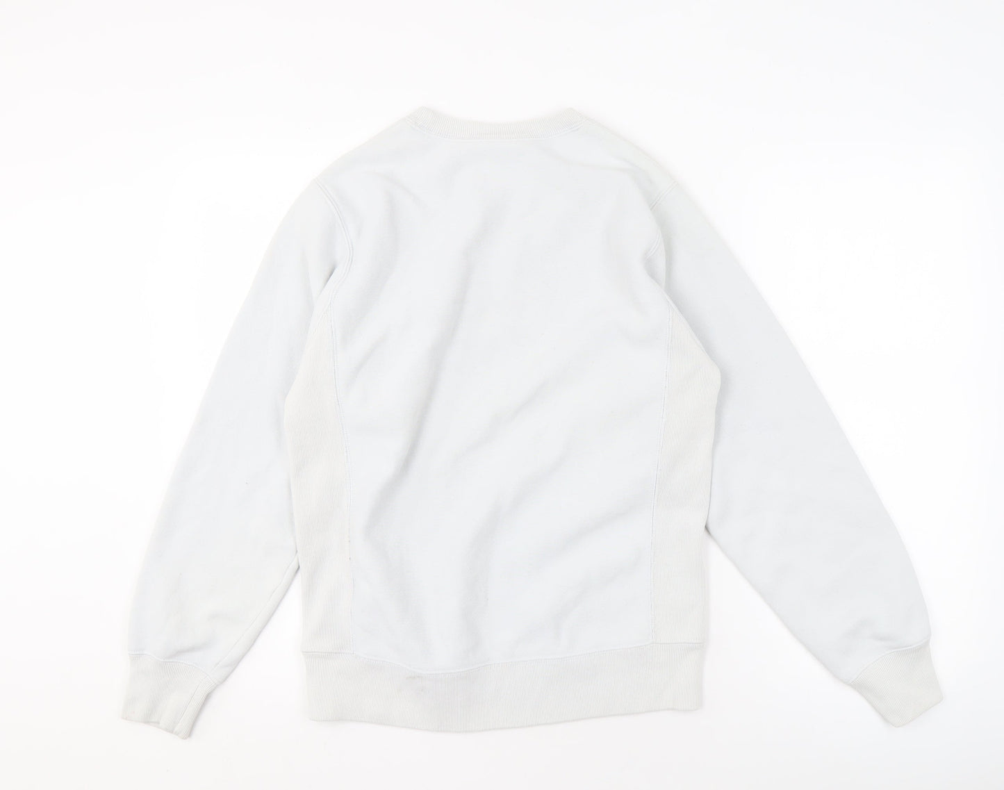Mens UK Size S Champion White Pullover Sweatshirt