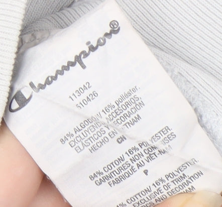 Mens UK Size S Champion White Pullover Sweatshirt