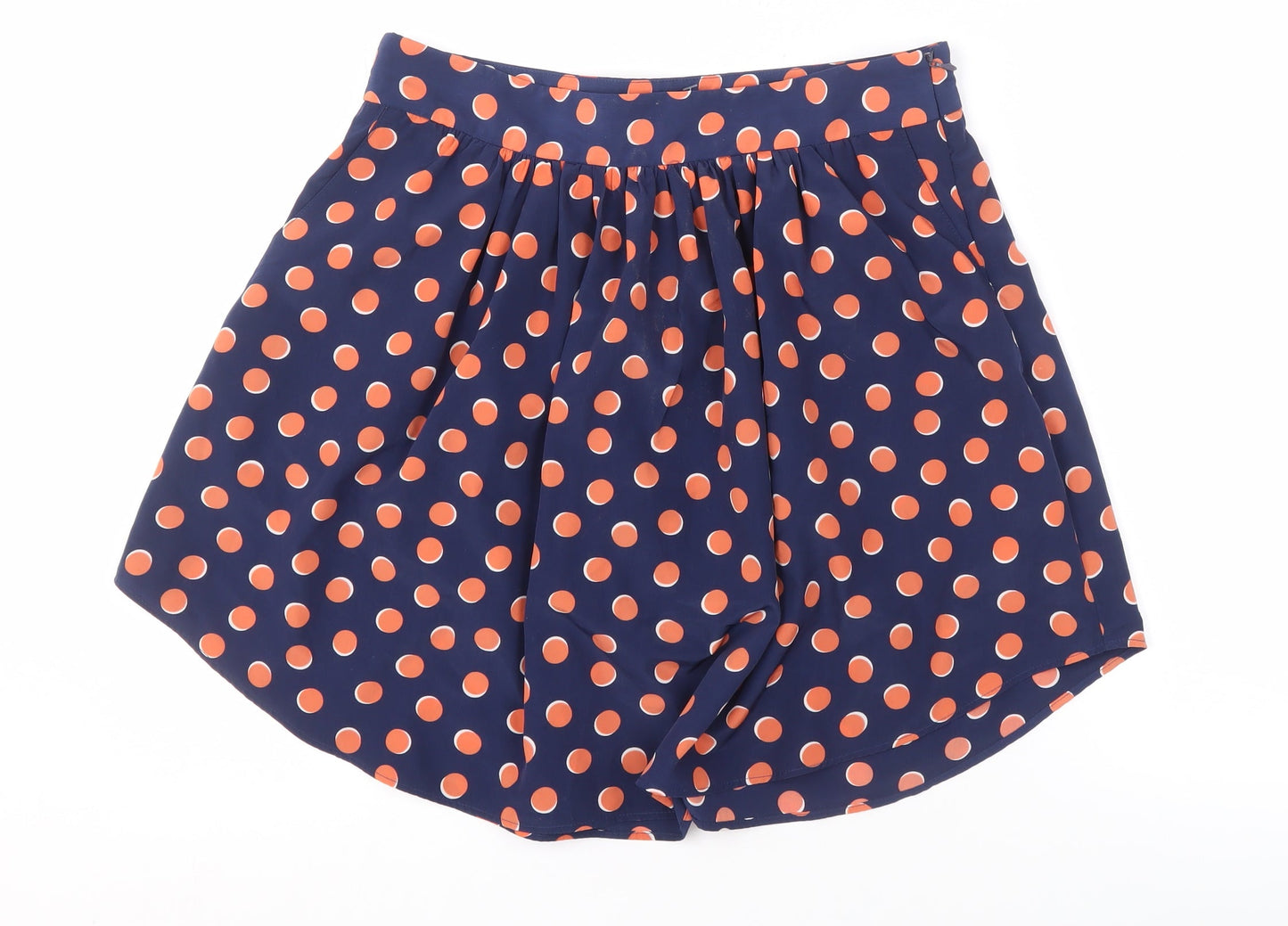 Gap Women's Blue Polka Dot Skater Skirt Size 4