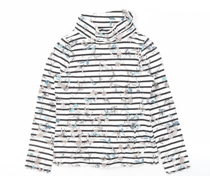 Maine New England Women's Multicoloured Striped Sweatshirt