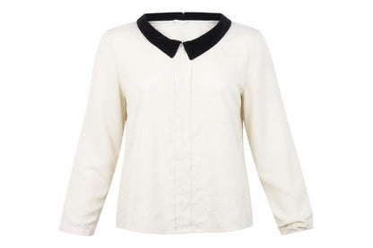 Womens UK Size L VERO MODA Ivory Basic Blouse