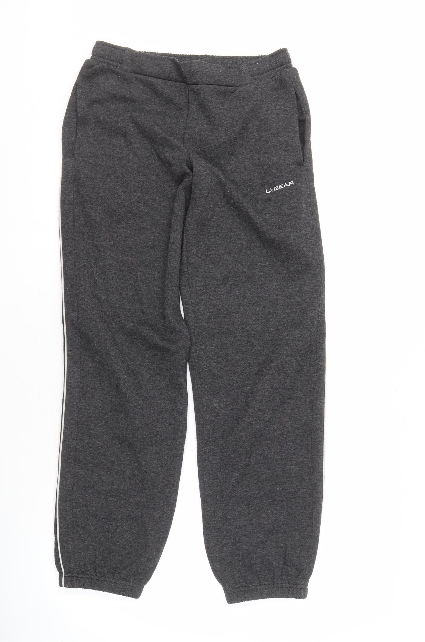 LA Gear Women's Grey Sweatpants Size 8 Regular Fit