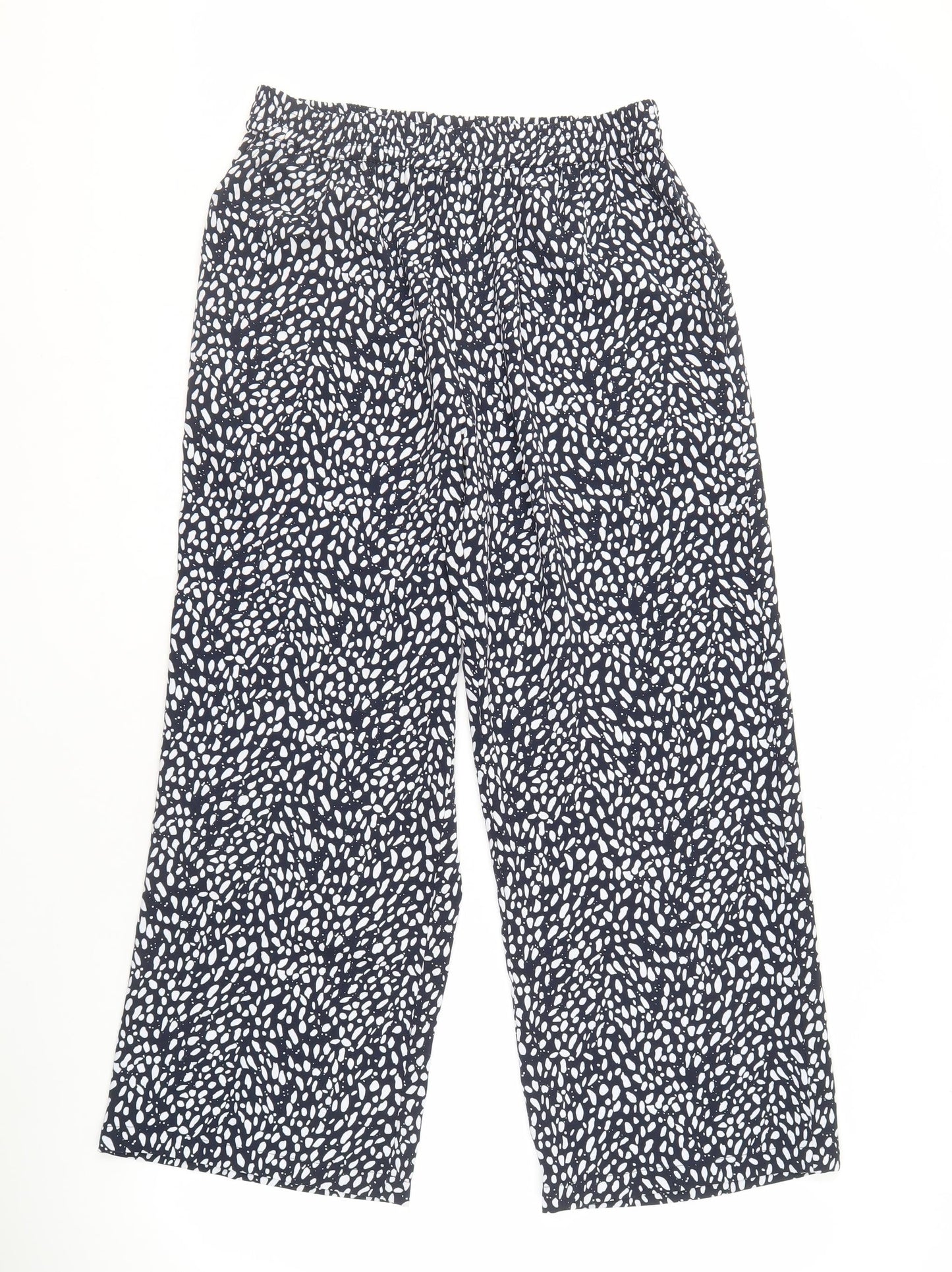 Womens UK Size 10 Cotton Traders   Blue Trousers