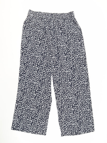 Womens UK Size 10 Cotton Traders   Blue Trousers