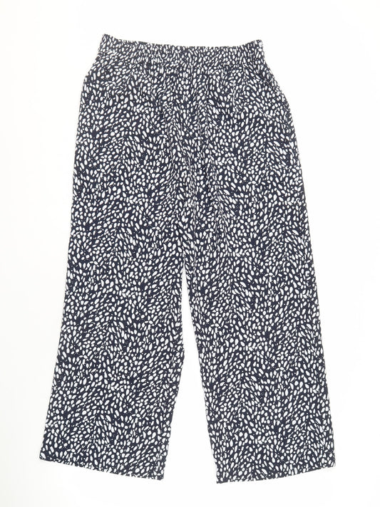 Womens UK Size 10 Cotton Traders   Blue Trousers