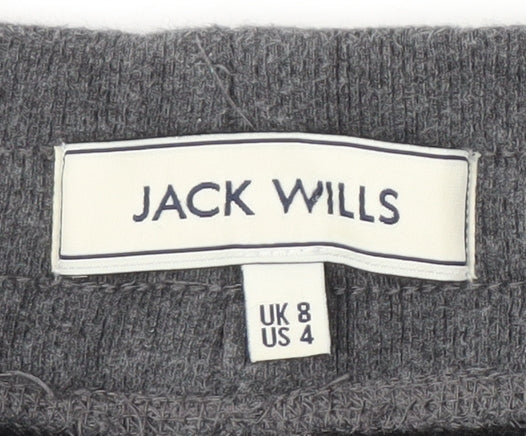 Jack Wills Women's Grey Joggers Size 8