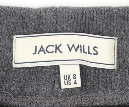 Jack Wills Women's Grey Joggers Size 8