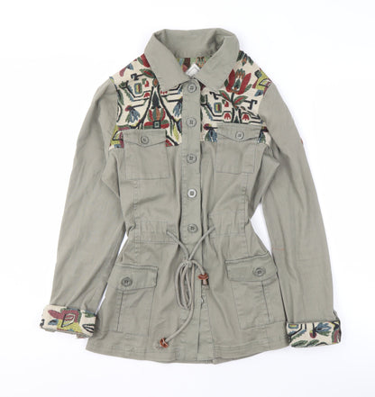 Bellfield Women's Green Military Jacket XS