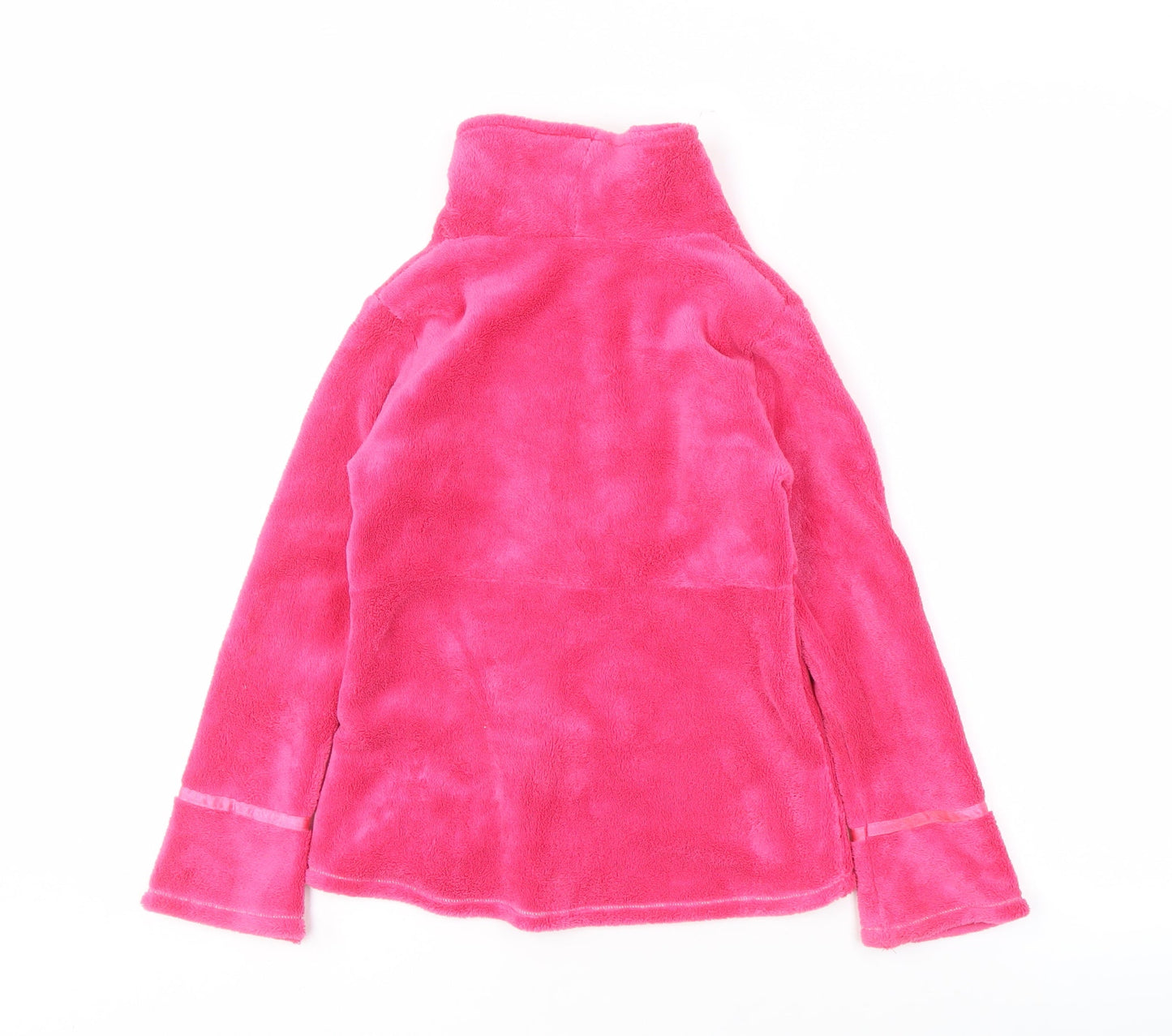 Disney Girls Pink Fleece Robe 7-8 Years with Princess Accents
