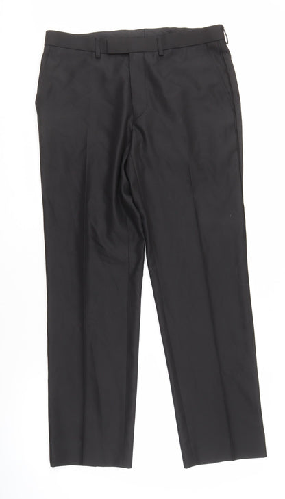 Marks and Spencer Men's Black Trousers 34/31