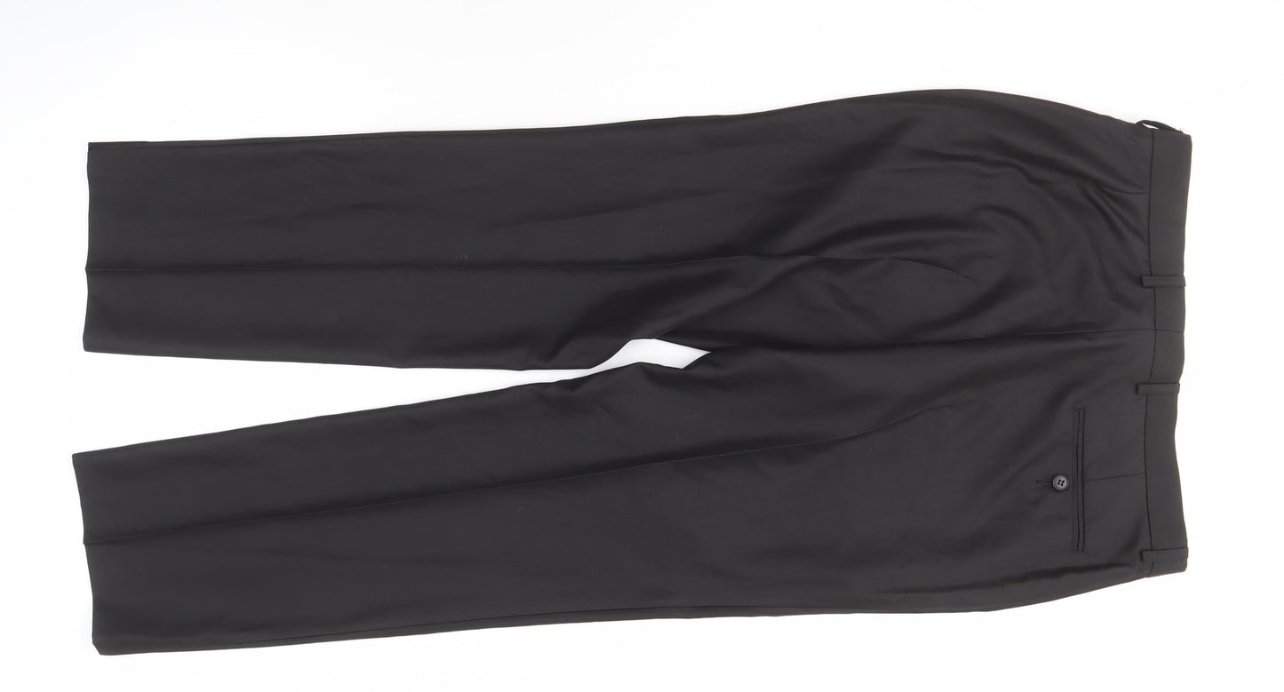Marks and Spencer Men's Black Trousers 34/31