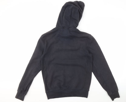 Farrell Men's Black S Pullover Hoodie with Logo