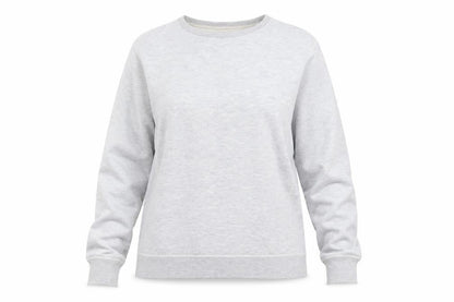 Front view of Quiksilver unisex adults grey pullover sweatshirt l