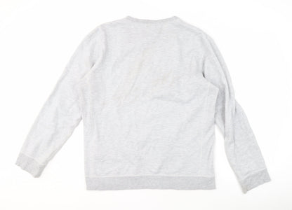 Quiksilver Unisex Adults Grey Pullover Sweatshirt L