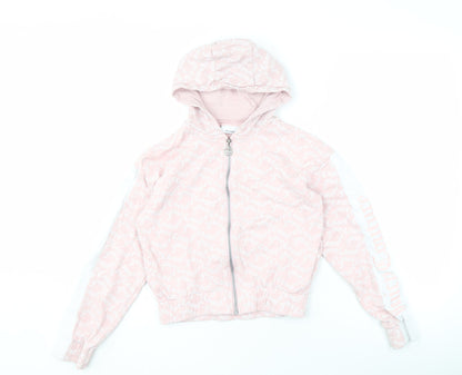 Juicy Couture Girls Pink Full Zip Hoodie 10-11 Years