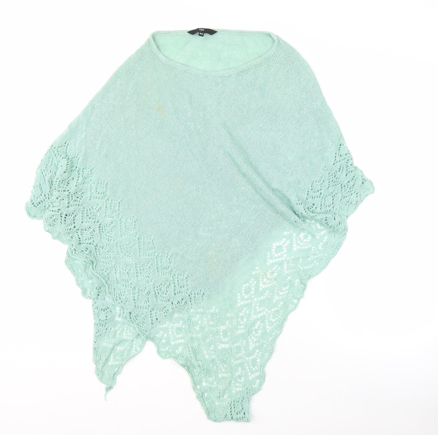 Jasper Conran Women's Green Open-Knit Cape M/L