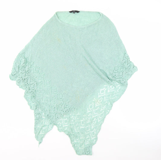 Jasper Conran Women's Green Open-Knit Cape M/L