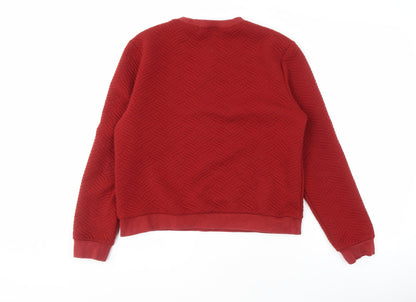 Louche Women's Red Pullover Sweatshirt Size 12