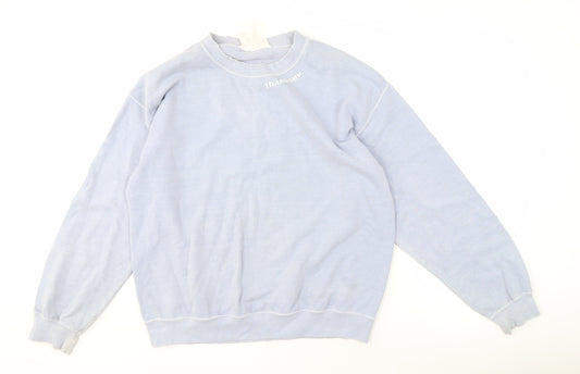 Urban Outfitters Unisex Blue Pullover Sweatshirt S