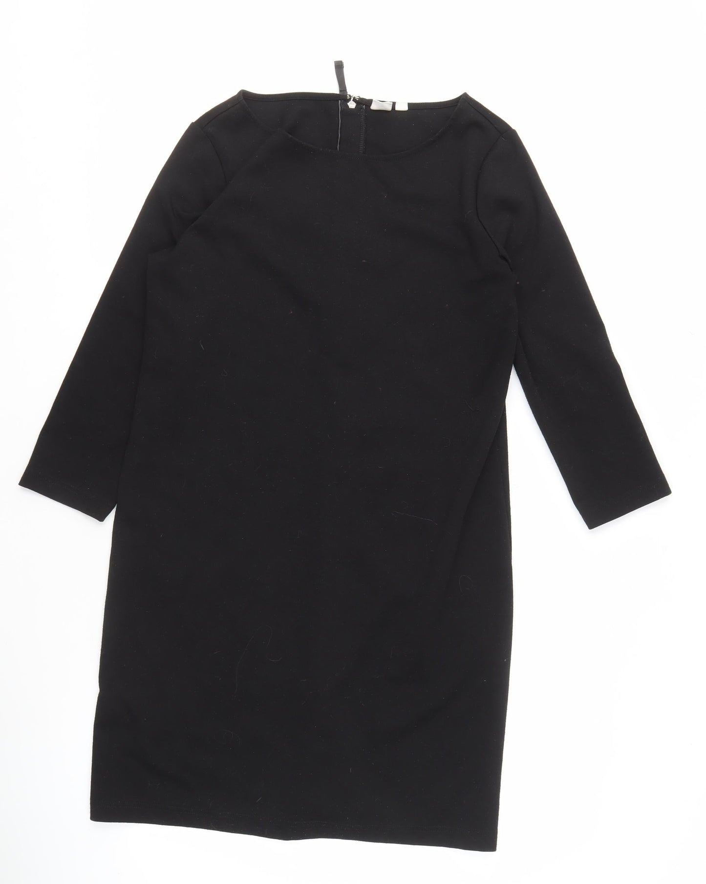 GAP Women's Black Sheath Dress M Workwear 3/4 Sleeve