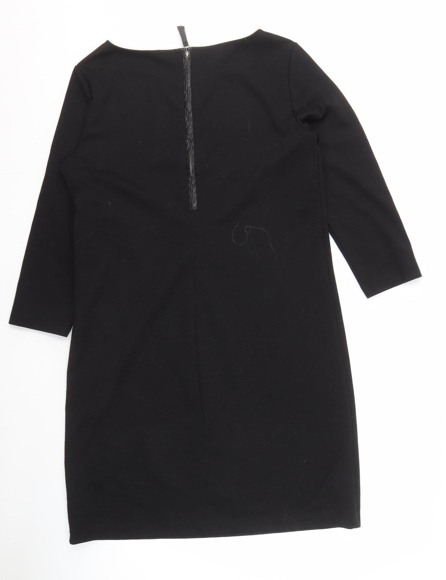 GAP Women's Black Sheath Dress M Workwear 3/4 Sleeve