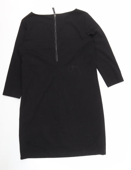 GAP Women's Black Sheath Dress M Workwear 3/4 Sleeve