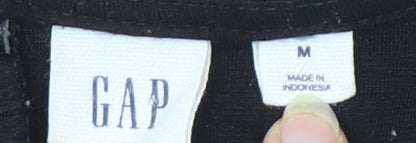 GAP Women's Black Sheath Dress M Workwear 3/4 Sleeve