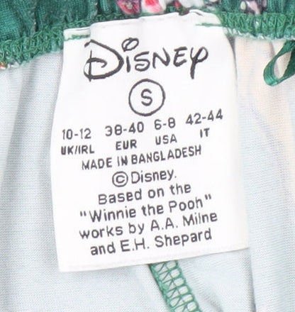 Disney Women's Green S Lounge Pants Xmas Winnie Pooh