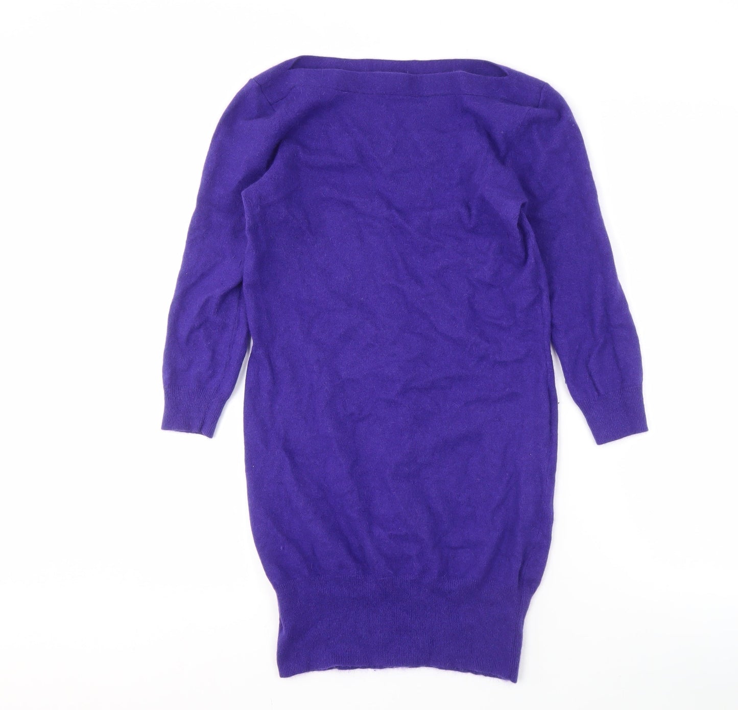 Womens UK Size 10 Marks and Spencer Purple Pullover Jumper