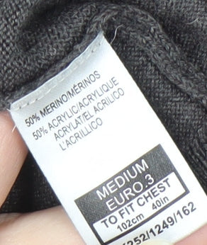 Kustom Kit Men's Grey V-Neck Pullover Jumper M
