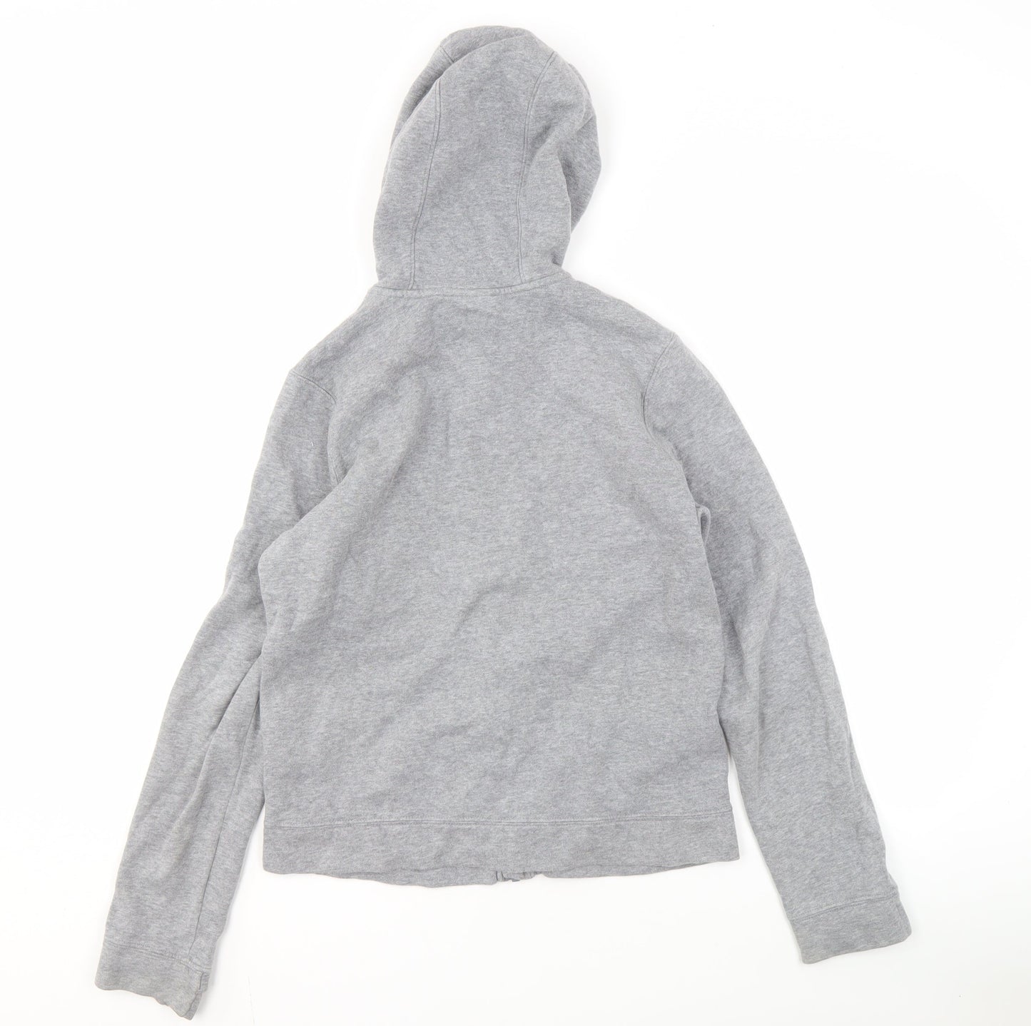 Nike Boys Grey Hoodie L Full Zip Colourblock