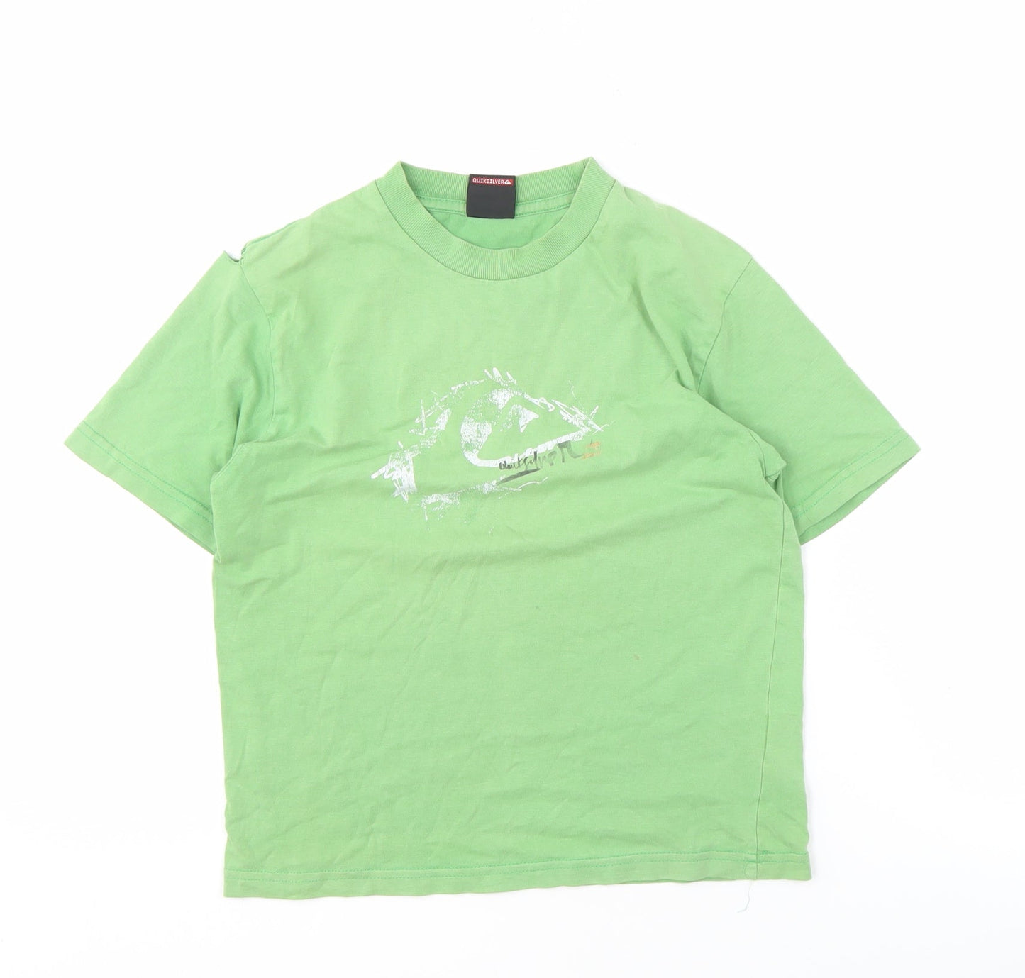 Quiksilver Boys Green Short Sleeve T-Shirt Size 8