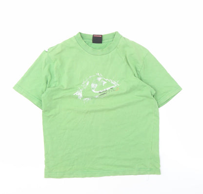 Quiksilver Boys Green Short Sleeve T-Shirt Size 8