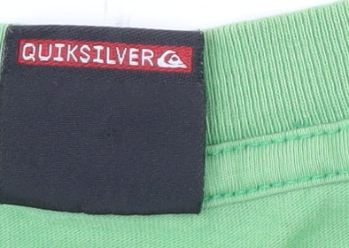 Quiksilver Boys Green Short Sleeve T-Shirt Size 8