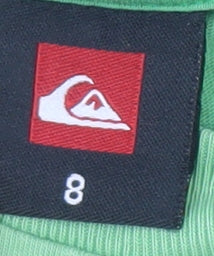 Quiksilver Boys Green Short Sleeve T-Shirt Size 8