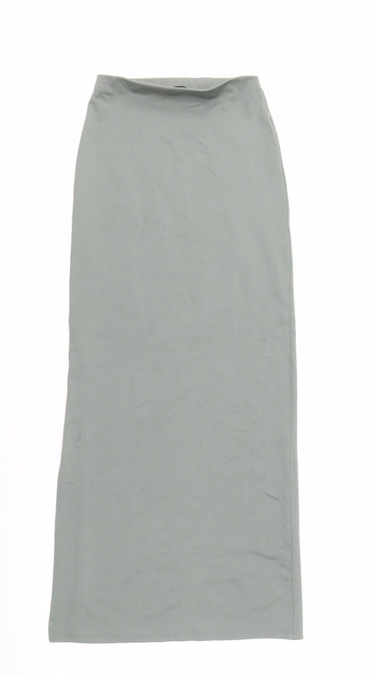 Bershka Women's XS Green Pencil Skirt