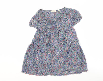 Womens UK Size 10 Fat Face Multicoloured Basic T-Shirt