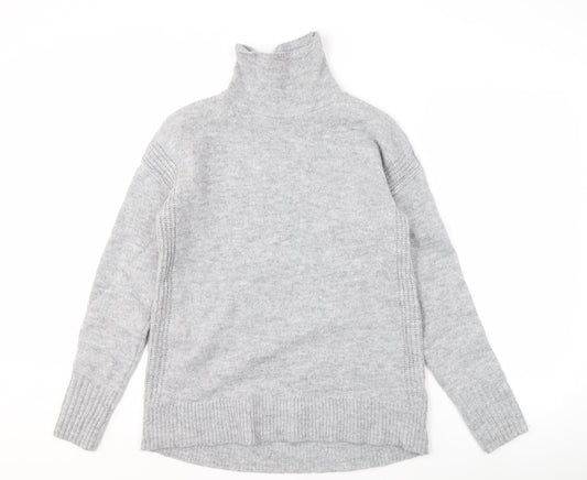 GAP High Neck Grey Jumper - M, Women's Fashion