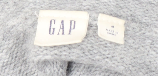 GAP High Neck Grey Jumper - M, Women's Fashion